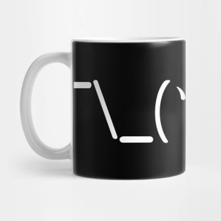 A Stickman Shrug Mug